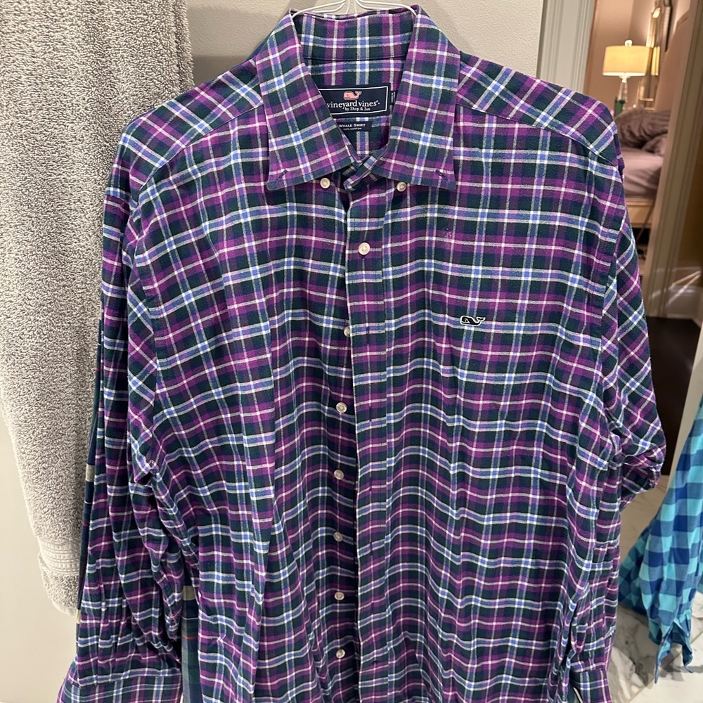Vineyard Vines Men's Multicolor Plaid Shirt